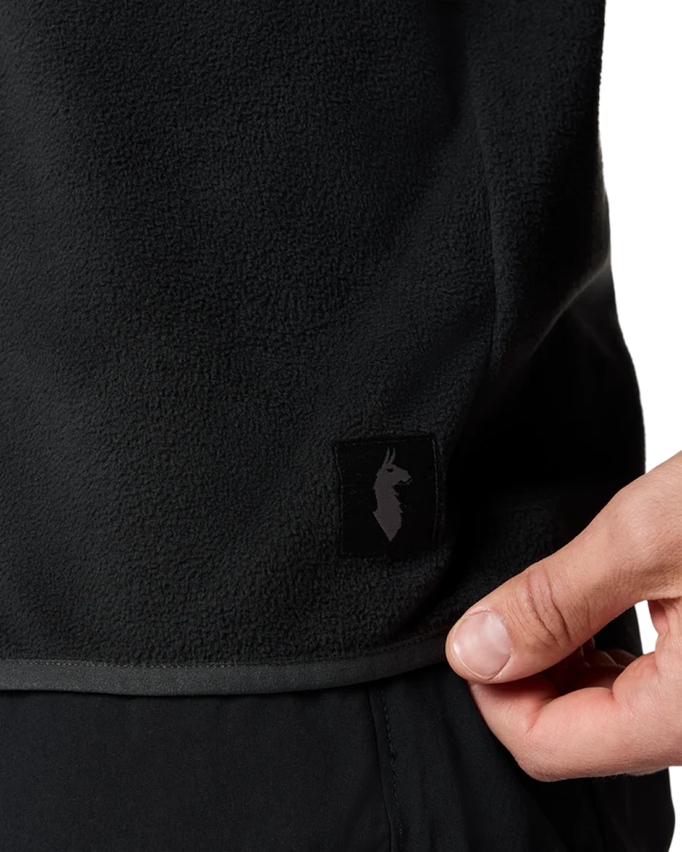 Men's Encima Fleece Pullover - Charcoal and Black
