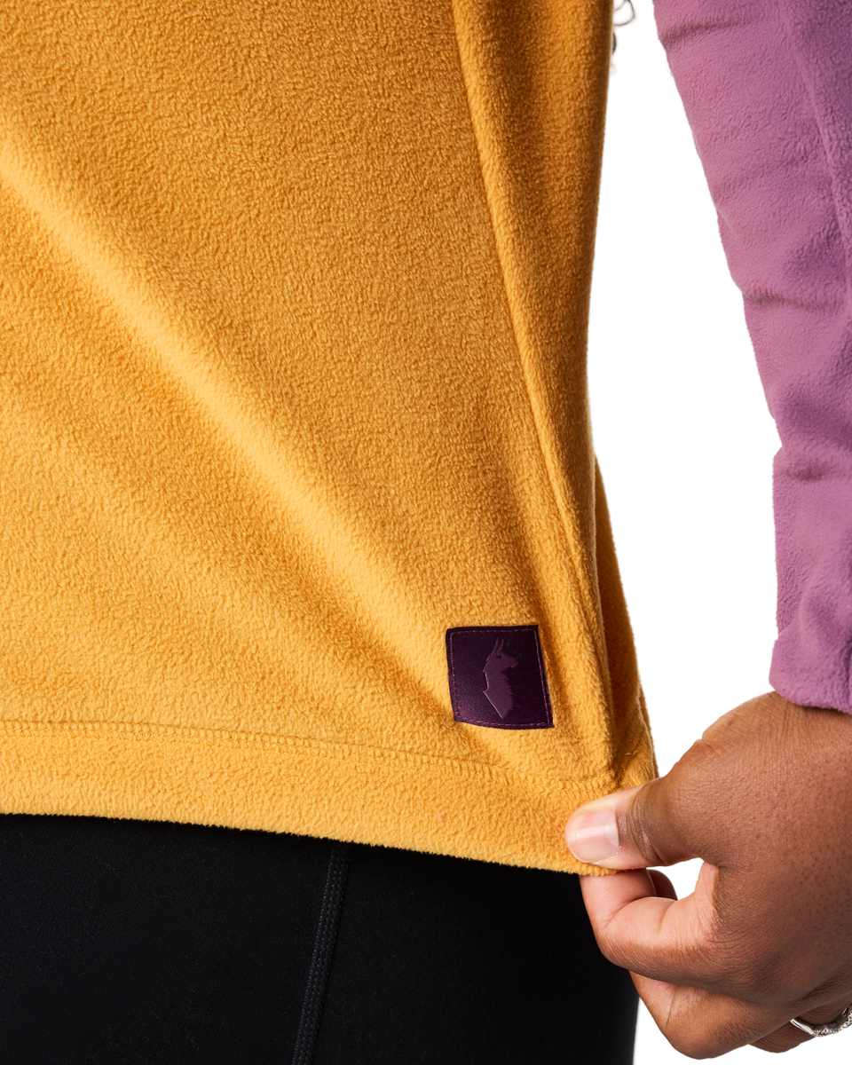 Cotopaxi_Women's Encima Fleece Pullover_Mystic / Honeycomb