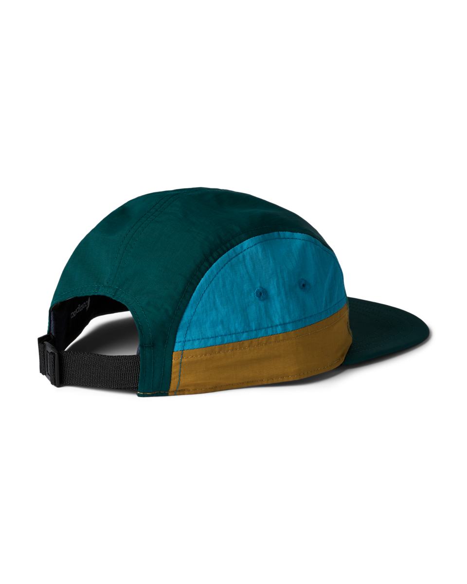 Cotopaxi_Zen Garden Tech 5-Panel Hat_Juniper / Deep Ocean