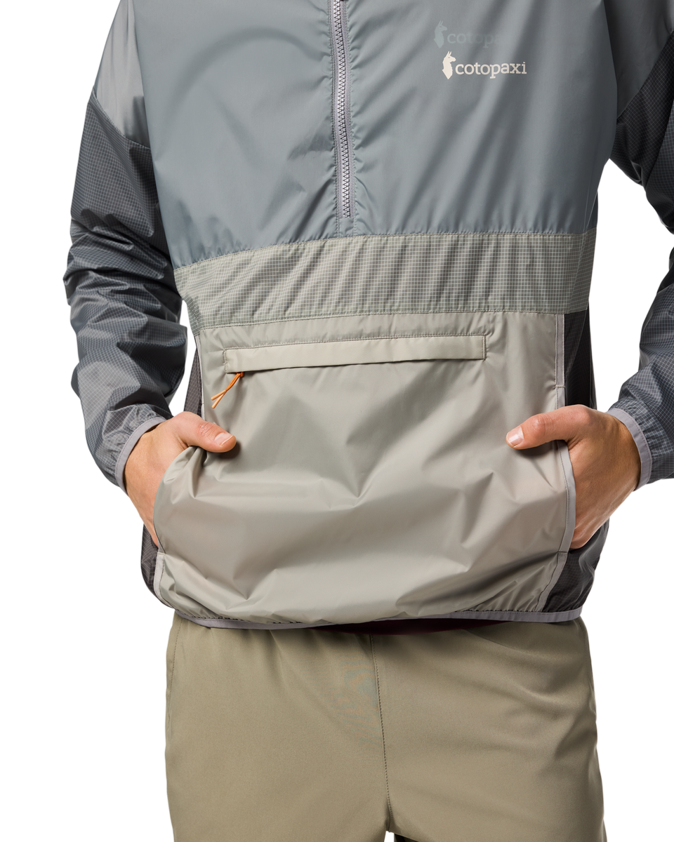 Cotopaxi_Men's Teca Half-Zip Windbreaker_Storm Clouds