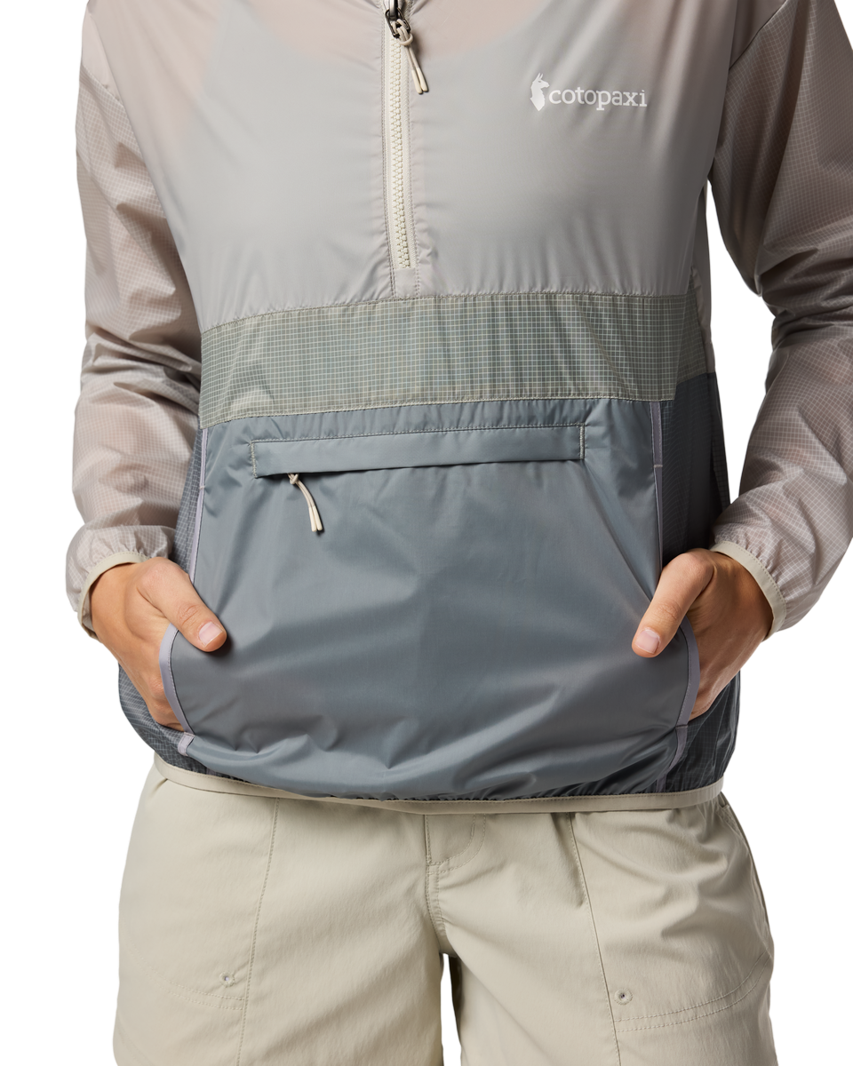 Cotopaxi_Women's Teca Half-Zip Windbreaker_Spicy